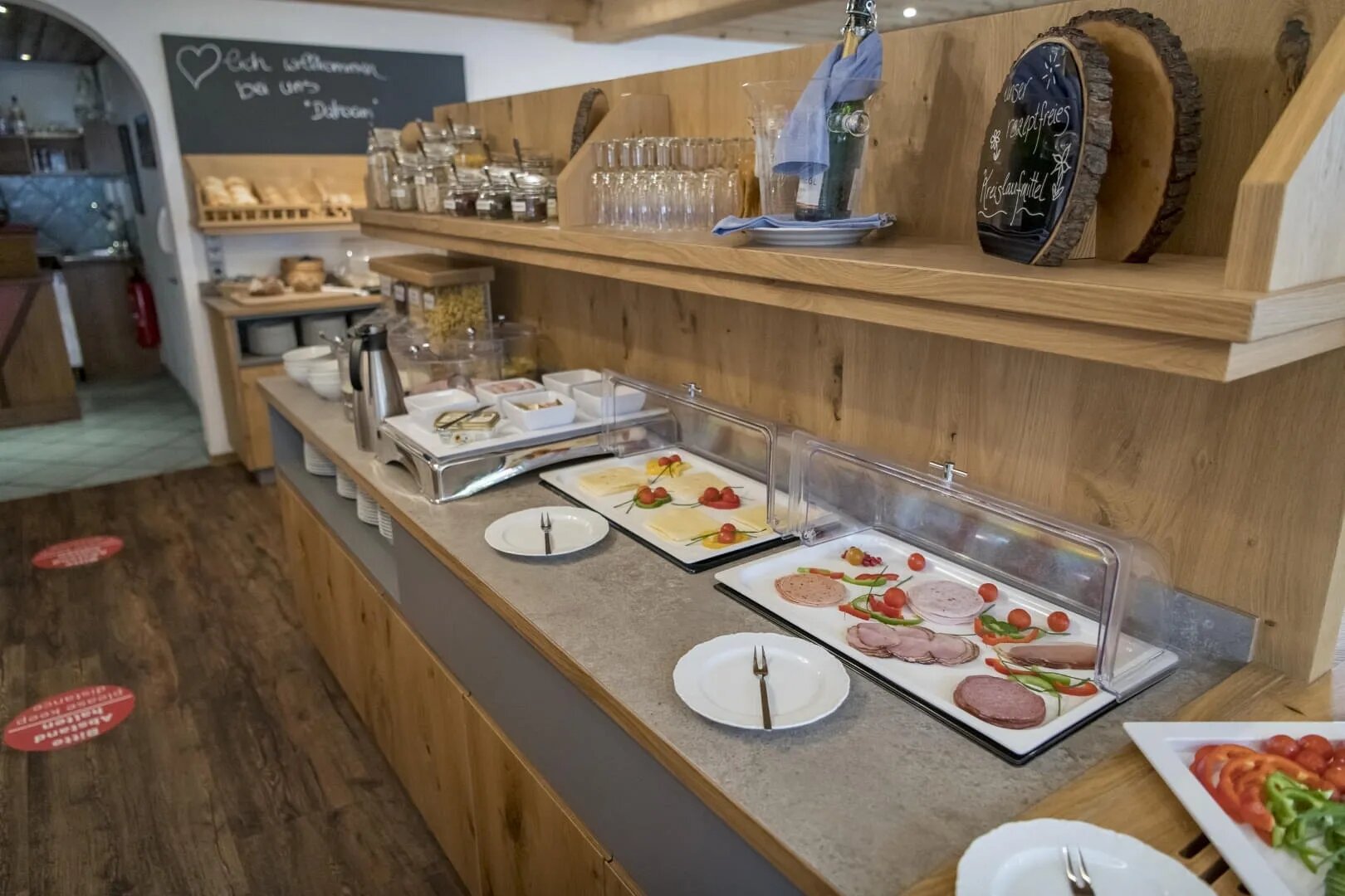 Frühstücksbuffet im Familienhotel Central
