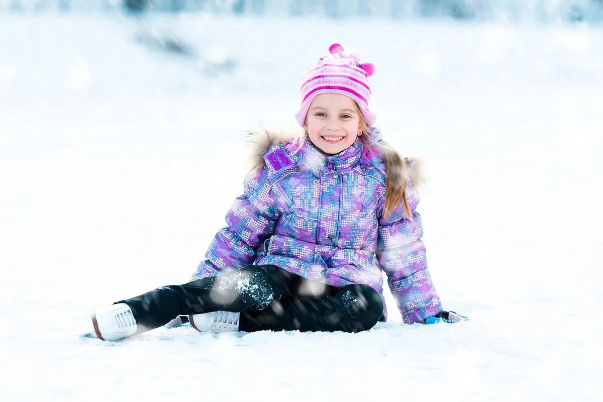 Kind beim Eislaufen